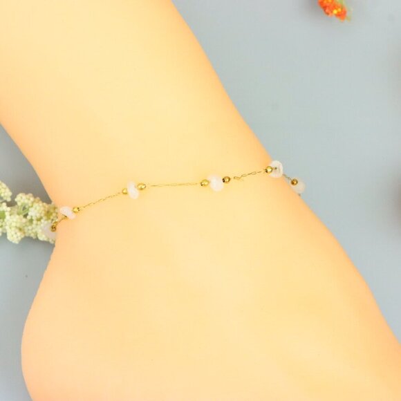 "Handmade Anklet – A Stylish Choice for Women, Thoughtful Gift Idea, EVCH1112 - Picture 10 of 11